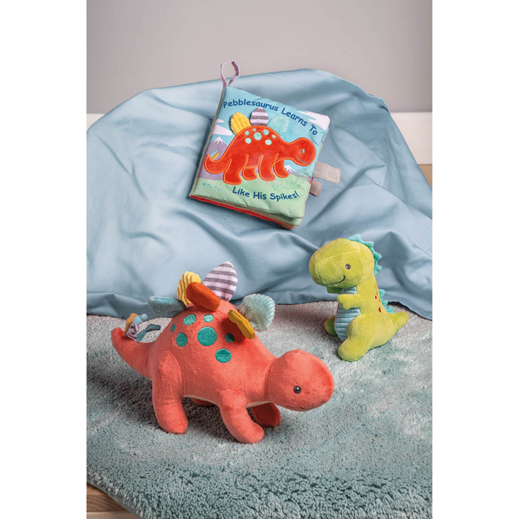 Mary Meyer Pebblesaurus Soft Book – 6×6″