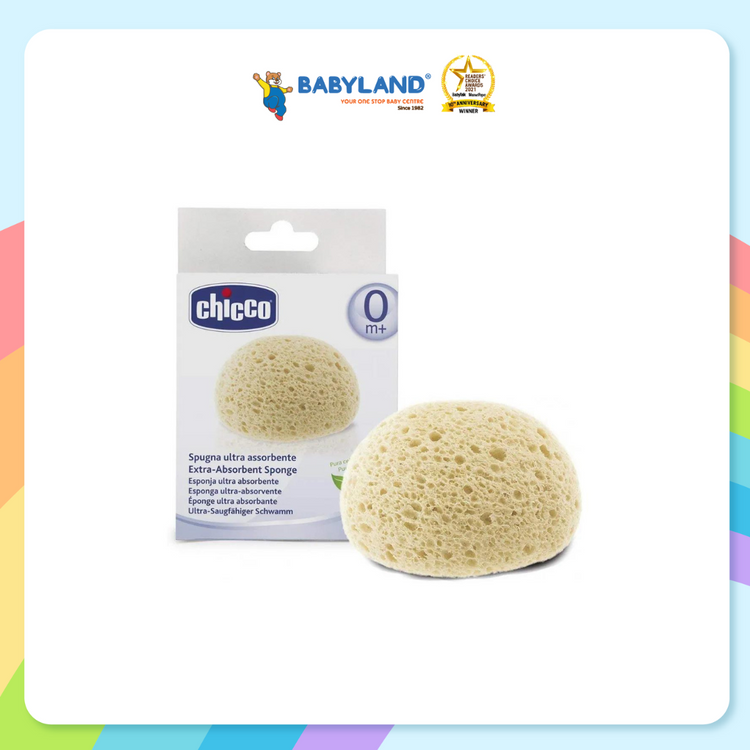 Chicco Safe Hygiene Extra Absorbent Sponge (0m+)