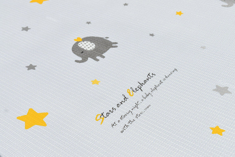 Parklon PVC LA Pure Soft Mat (Double Sided) - 130X190X1.2 Elephant Star