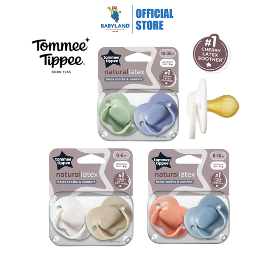 Tommee Tippee Cherry Latex Soother Twin Pack