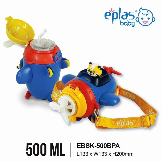 EE JIA Eplas BPA Airplane Bottle 500ml (EBSK-500BPA) (Random Colour)