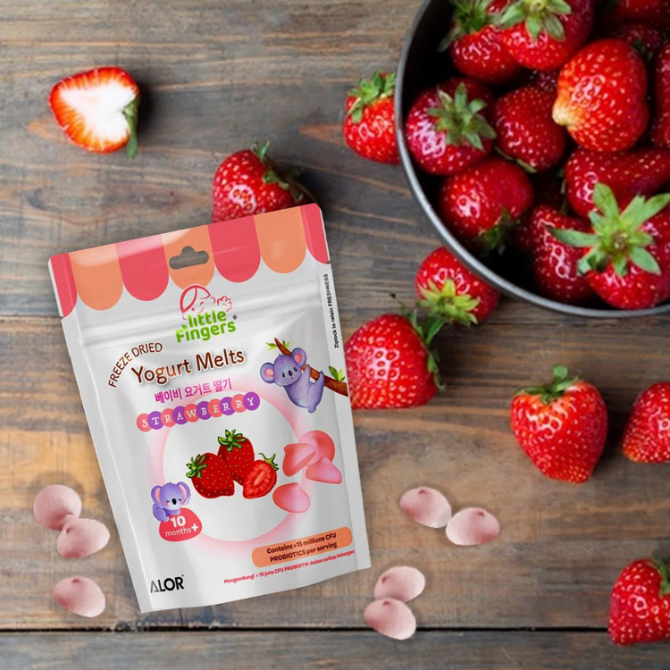 Little Fingers Freeze Dried Yogurt Melts 15g - Strawberry (10m+)