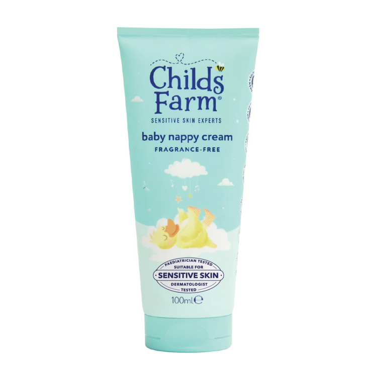 Childs Farm Baby Nappy Cream - Fragrance-Free (100ml)