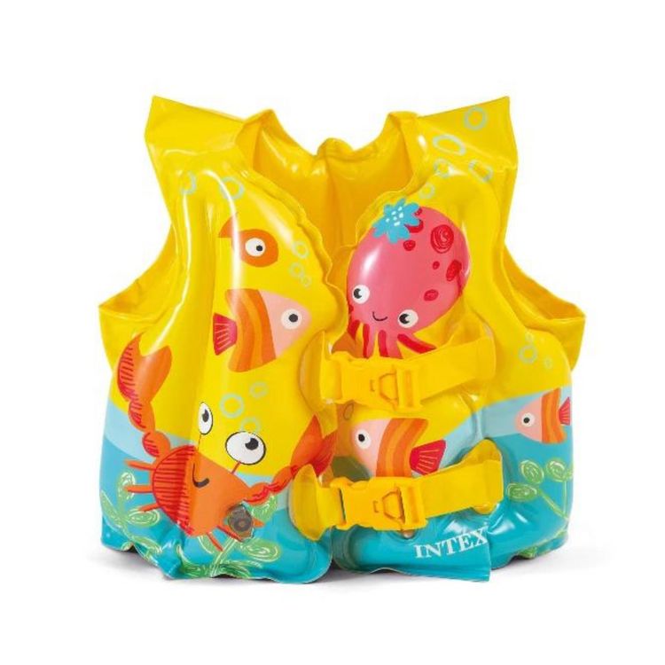 Intex Tropical Buddies Swim Vest IT 59661NP (16"x12") (3-5yrs) - Wet Set Collection