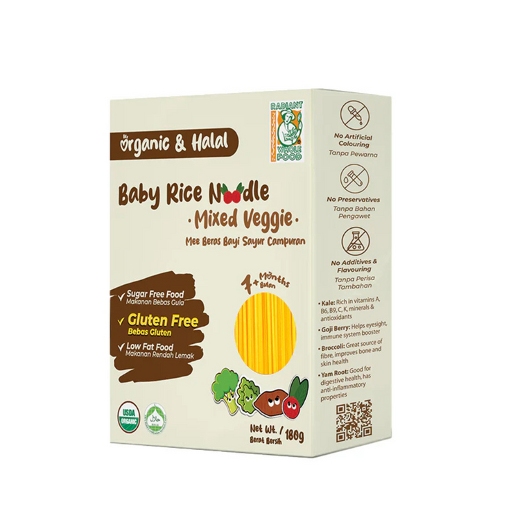 Only Organic Gluten Free Baby Millet/Rice Noodles 180g (7m+)