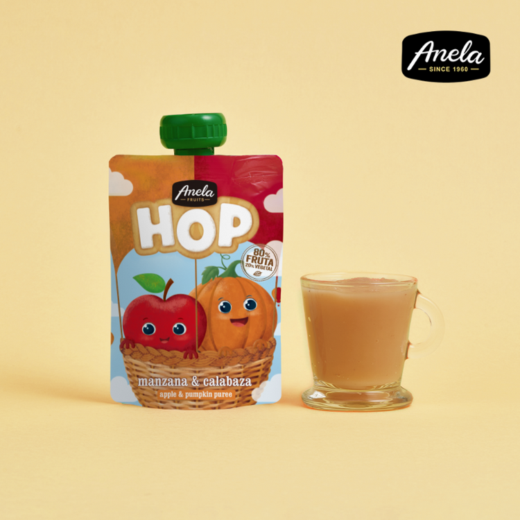 Anela Hop Fruit Puree 100g (6m+) [Halal] /Made in Spain