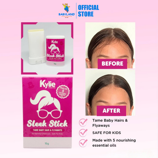 Kylie Sleek Stick 15g - Natural Hair Balm Wax for Kids