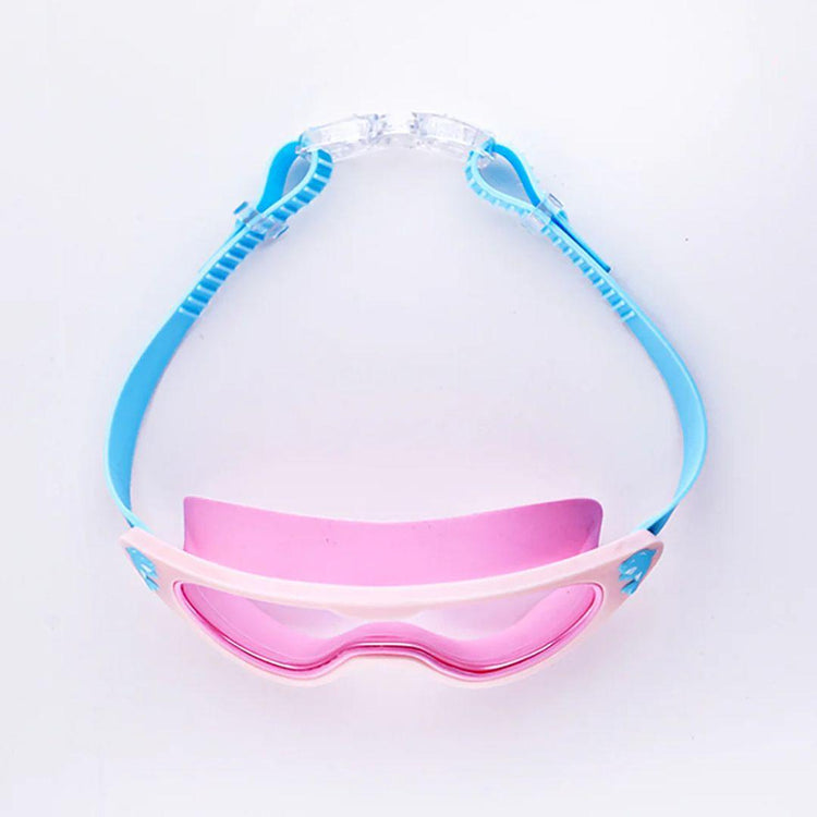 Cheekaaboo Wide Frame Swim Goggles - Pink Dolphin