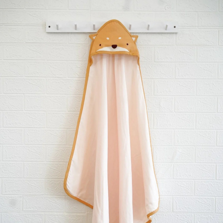 Granny Ben TENCEL Muslin Animal Hooded Swaddle