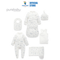 Purebaby Organic Newborn Hospital Pack - Vanilla Nautical