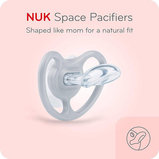 NUK Space Silicone Soother S2 (2Pcs) 6-18m