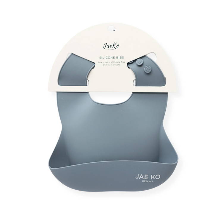 Jae Ko Silicone Bib Plain and Patterned (6-36m)