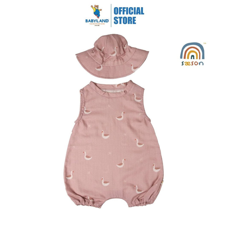 Saeson TENCEL Basic Jumpsuit Set - Rose Wood Goose