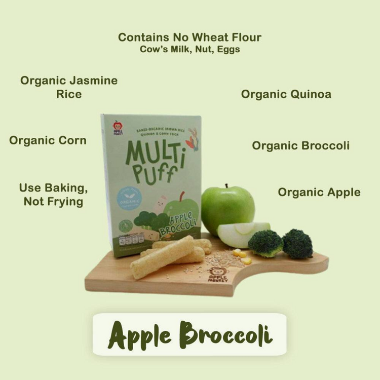 Apple Monkey Organic Multi Puff (25g) [Halal]