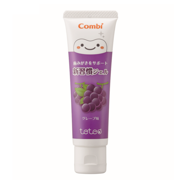 Combi Baby Teteo Gel Dentifrice Toothpaste 30g (9m+) (Grape, Strawberry)