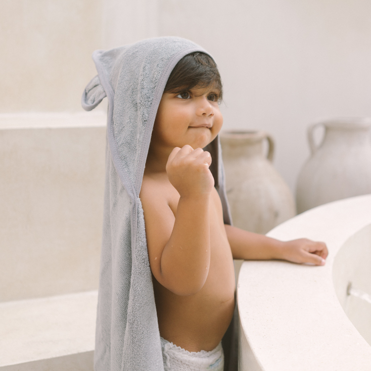 Joey & Mom Hooded Towel