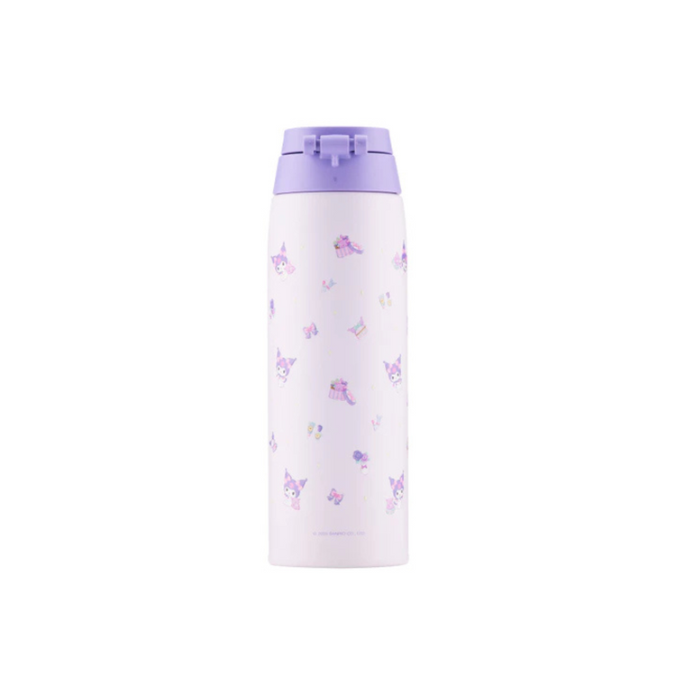 THERMOS 750ml Kuromi Vacuum Insulated Flask with Carry Loop [JOO-750KU25]
