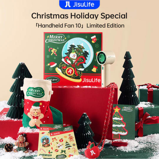 [Christmas Gift] JisuLife Portable Handheld Fan Life10 (4000mAh) 1 Year Warranty