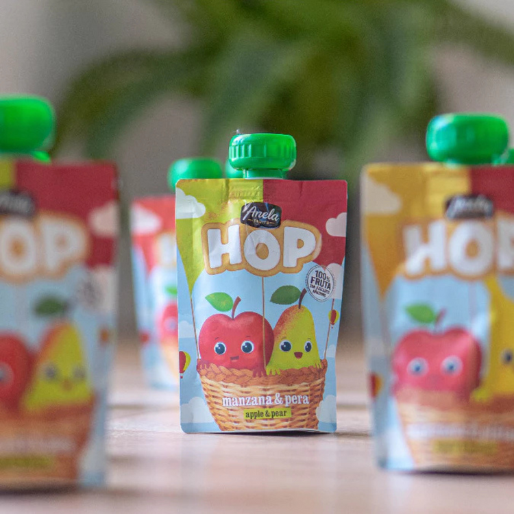 Anela Hop Fruit Puree 100g (6m+) [Halal] /Made in Spain