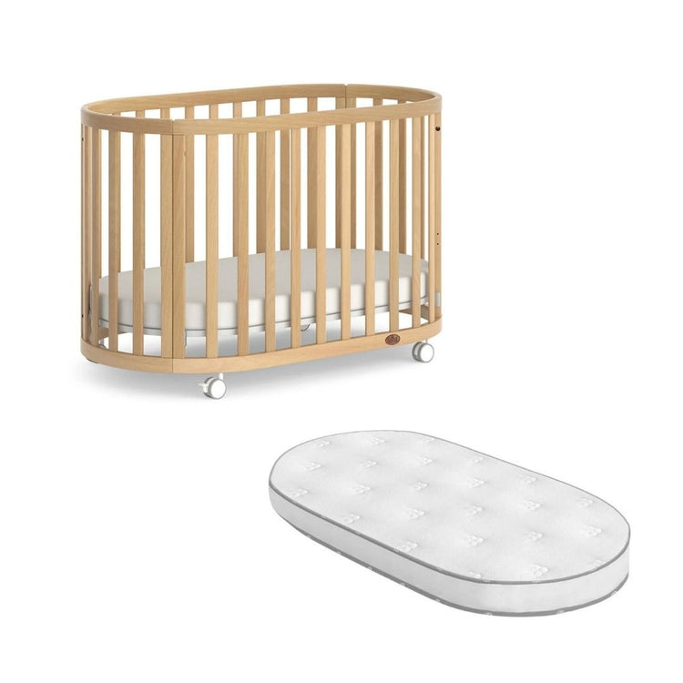 Boori Oasis Oval Cot - Beech