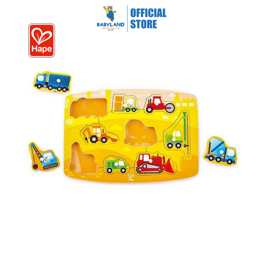Hape 1407 Construction Peg Puzzle (24m+)