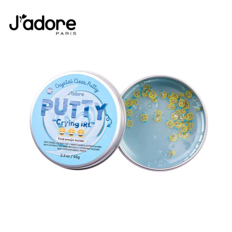 J'adore Crystal Clear Putty Slime Suitable for 3+ Years
