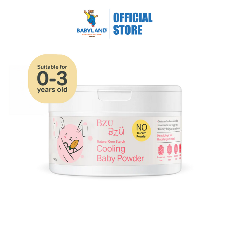 BZU BZU Cooling Baby Powder with Puff (140g)