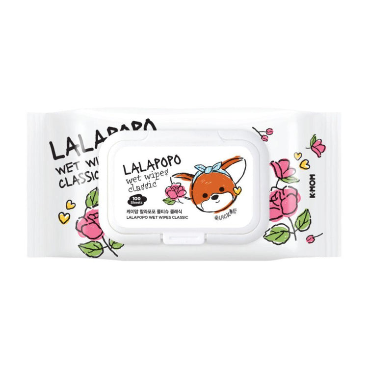 K-Mom Lalapopo Wet Wipes Classic 100'S