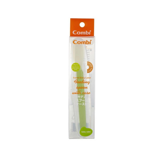 Combi Baby Label Feeding Spoon With Case (5m+)
