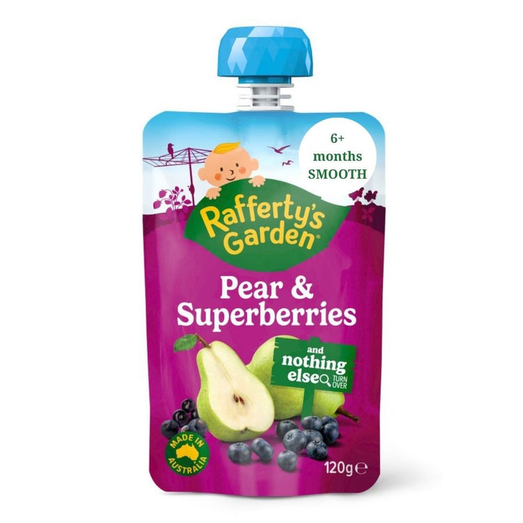 Rafferty's Garden Baby Food Pouches 120g For 6+ months