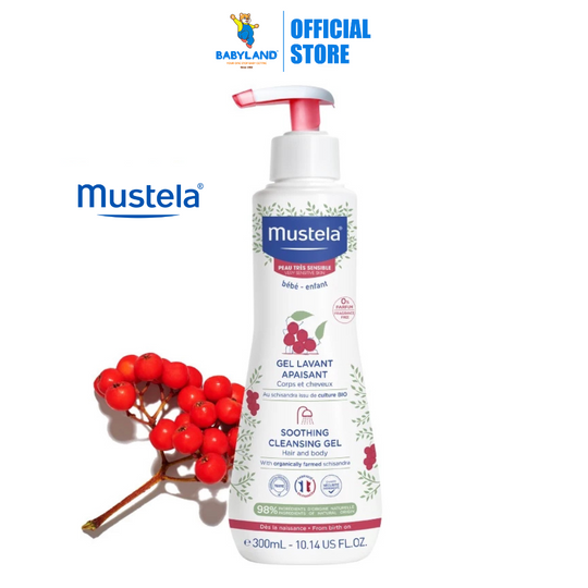 Mustela Soothing Cleansing Gel With Organically Farmed Schisandra for Very Sensitive Skin (300ml)