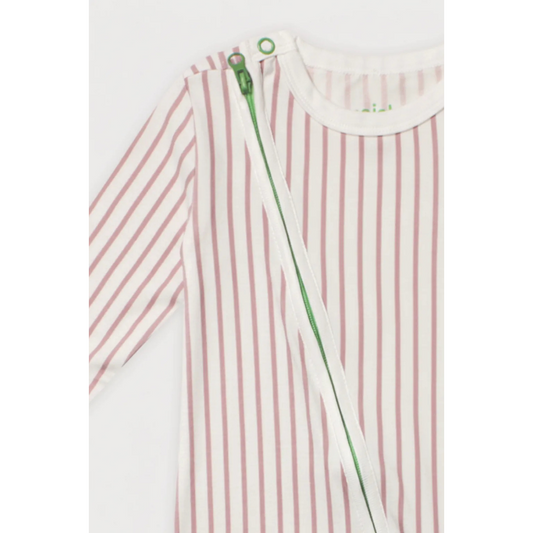 Hamako Tencel Micromodal Jippa Suit - Striped Rose