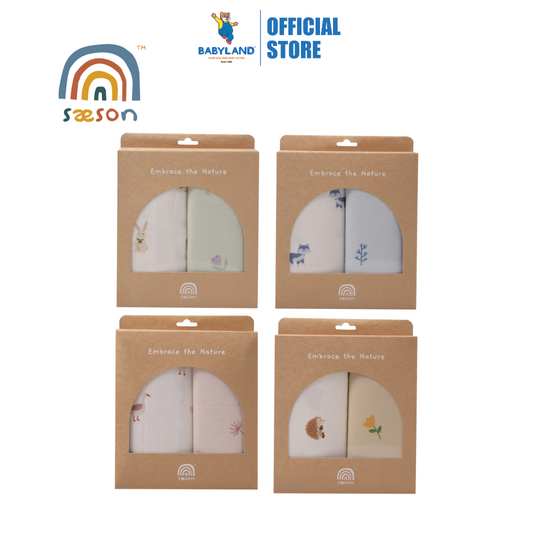 Saeson Swaddle Cloth 100% Tencel (47" x 47") (2-pack)
