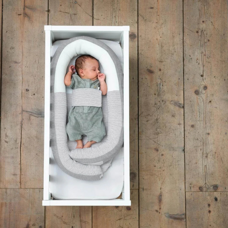 Doomoo Cocoon Baby Bed - Classic Grey