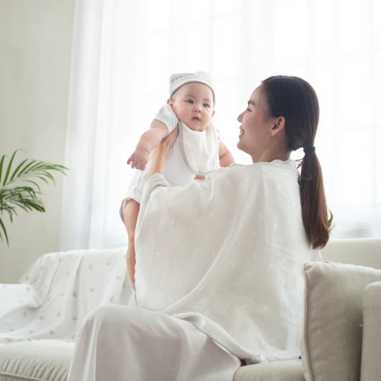 Granny Ben TENCEL Muslin Pocket Poncho