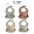Mils and Key Silicone Speckled Bibs