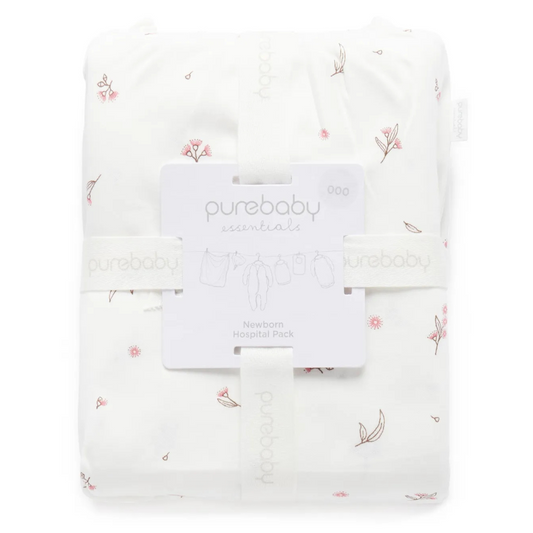 Purebaby Organic Newborn Hospital Pack - Vanilla Blossom