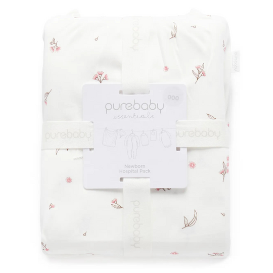 Purebaby Organic Newborn Hospital Pack - Vanilla Blossom