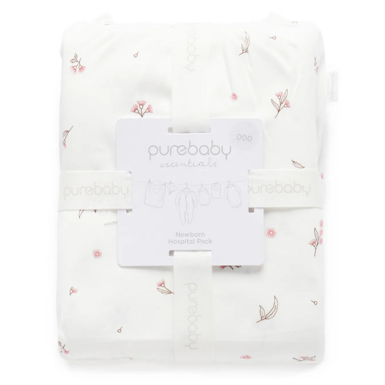 Purebaby Organic Newborn Hospital Pack - Vanilla Blossom