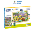 Beleduc 4 in 1 Layer Puzzle (Dinosaurs) (4Y+)