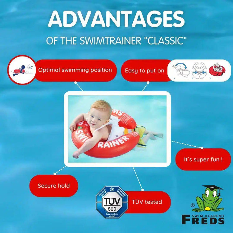 Freds SwimTrainer Classic Red (3 months - 4 years) (6-18kg)