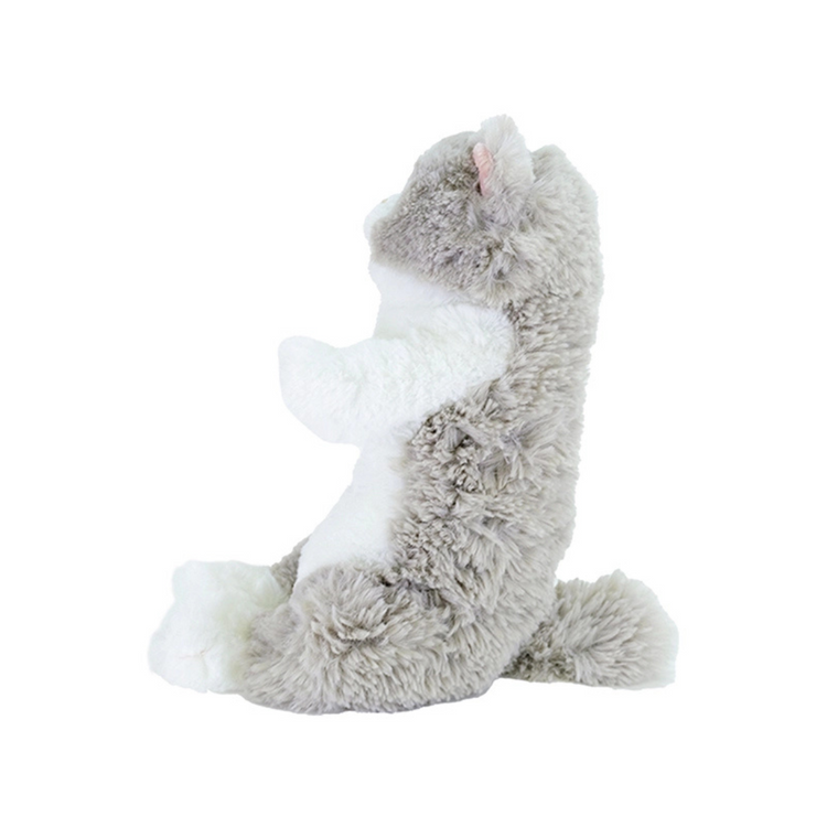 Sunlemon 1373 Grey - Lying Cat Sleeping Face Stuffed Toy S