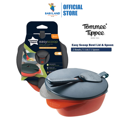 Tommee Tippee Explora Easy Scoop Feeding Bowl With Lid & Spoon