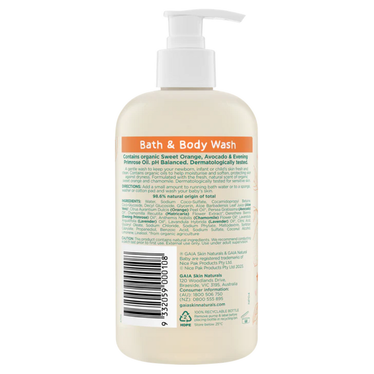 Gaia Natural Baby Hair & Body Wash