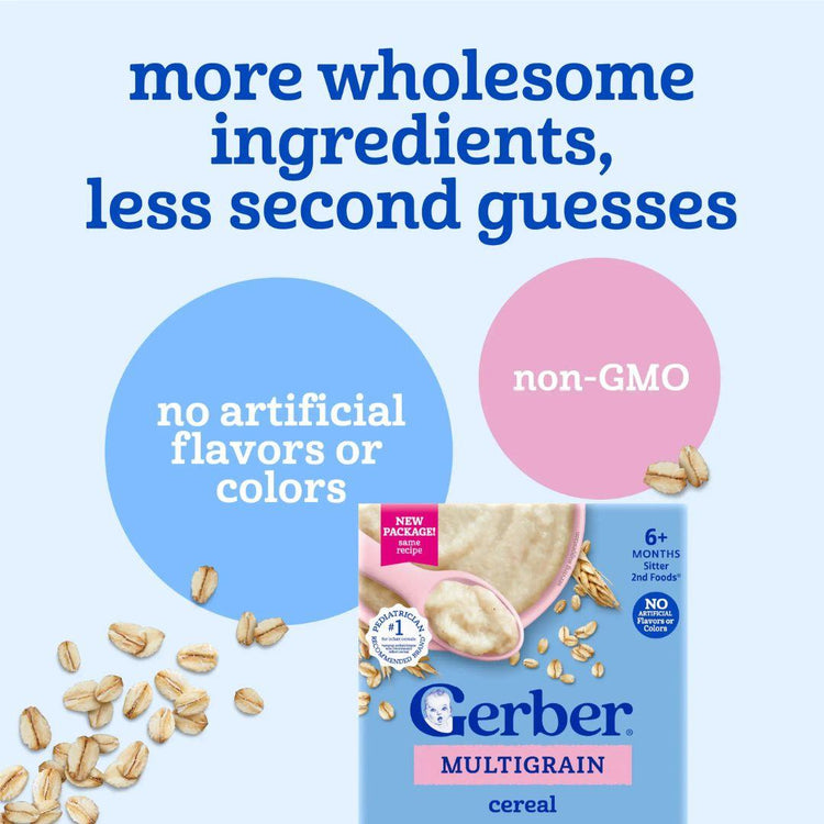 Gerber 2nd Foods Multigrain Cereal 227g (6+ months)