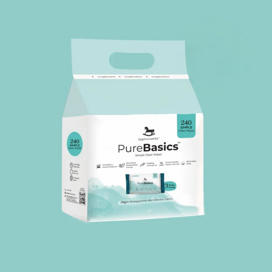 Applecrumby PureBasics Wipes (80s x 3)