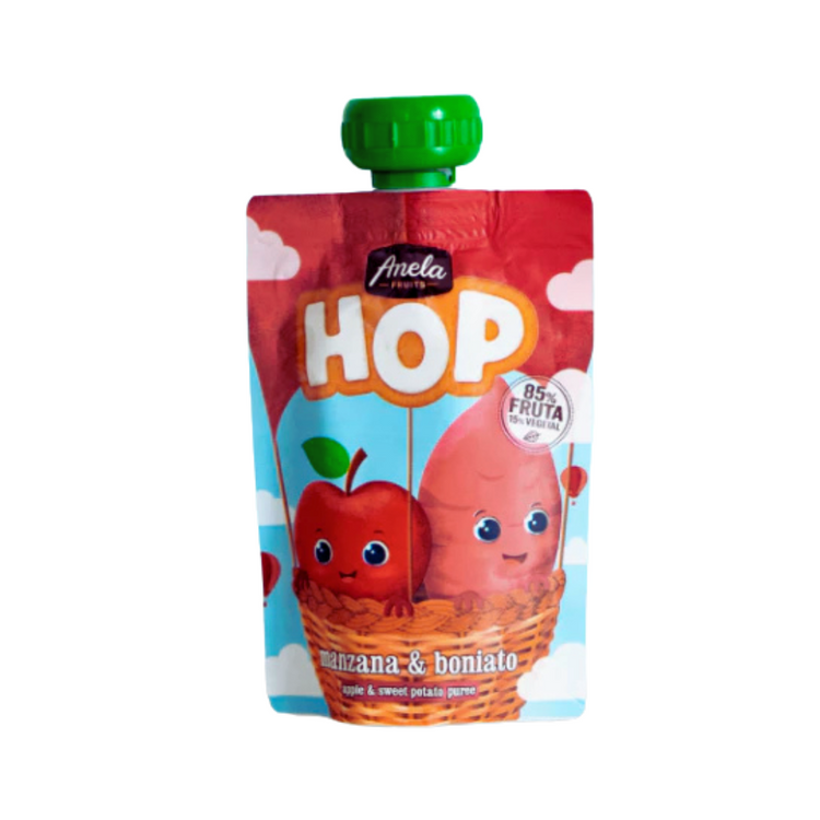 Anela Hop Fruit Puree 100g (6m+) [Halal] /Made in Spain