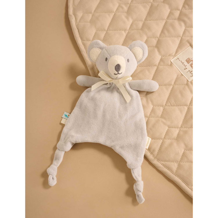 Purebaby Organic Koala Snookie Friend Grey Print
