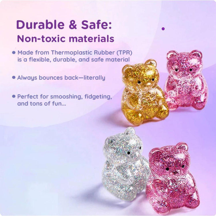 J'adore Glitter Squeezy Bear Suitable for 3+ Years