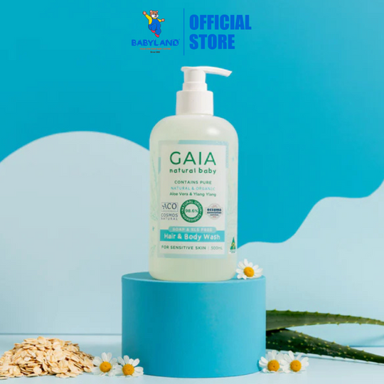 Gaia Natural Baby Hair & Body Wash 500ML